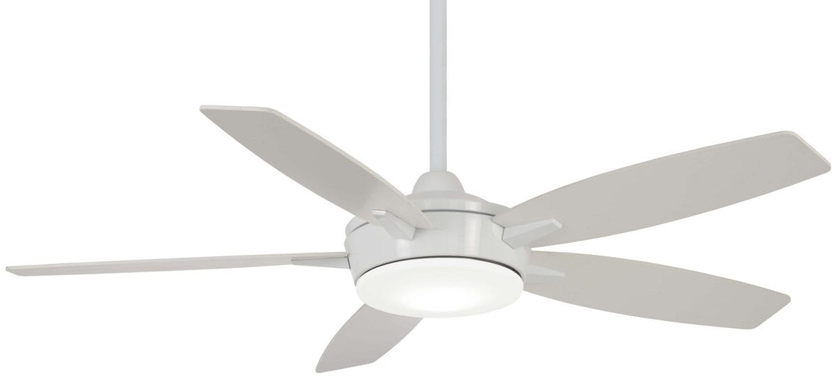 Minka Aire F690L-WH Ceiling Fan in White Finish 